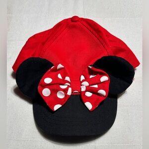 Disney Minnie Mouse Ears Canvas Hat Toddler